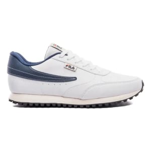 Tênis Fila Renno Classic Sl Masculino Leve Confortável Brancomarinhovermelho Liso 41 Br
