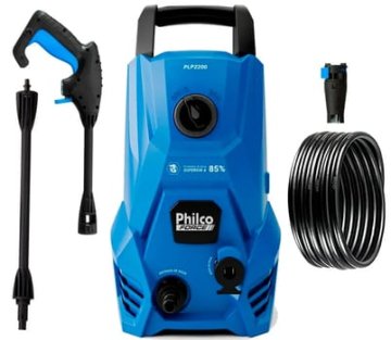 Lavadora De Alta Pressão Jato Compacta Philco Plp2200 1300w 1300 Psi/libras 312l/h Lança Regulável 127v
