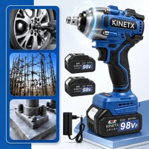 Chave Impacto Parafusadeira Brushless 680nm 2baterias Bivolt