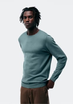 Blusão Masculino Básico Em Tricô De Algodão Hering