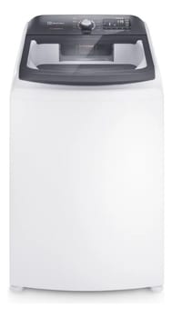 Máquina de Lavar Electrolux LEC15 Branca 15kg Premium Care com Cesto Inox Jet&Clean e Time Control