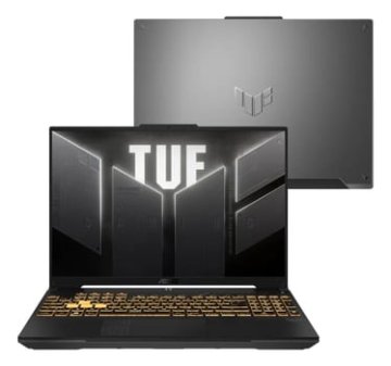 Notebook ASUS TUF Gaming F16, NVIDIA RTX 3050, Intel Core 5 210H 2,2 GHz, 8GB RAM, 512GB SSD, KeepOS Linux, Tela 16" FHD+ Nível IPS 144Hz, Mecha Gray
