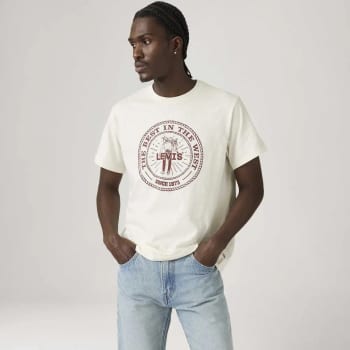 Camiseta Levis Relaxed Off White Lb0013241