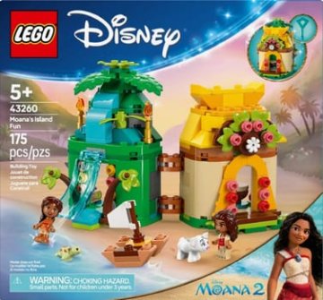 Diversão Lego Disney Island com Moana, modelo 43260