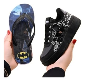 Tenis E Chinelo Dedo Batman Infantil Meninos