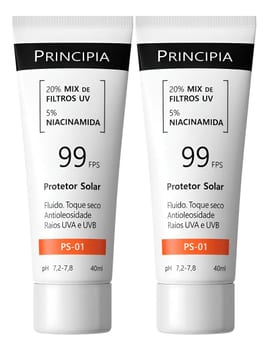 Principia Kit C/ 2 Protetor Solar Facial Ps-01 Fps 99