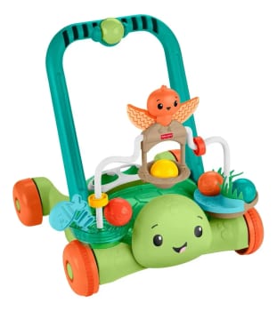 Andador Infantil Tartaruga Fisher Price 1 Passo Mattel Jkd63 Multicolor
