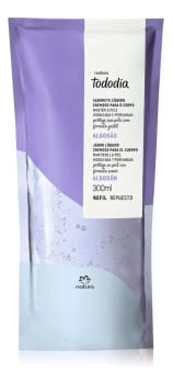 Refil Sabonete Líquido Cremoso Natura Tododia Algodão 300ml