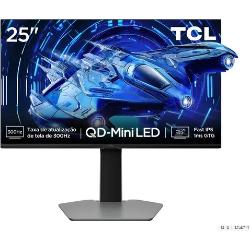 Monitor Gamer Tcl 25 Polegadas Qd-Mini Led Full Hd G64 300hz 1ms (Gtg) Freesync Hdr 600 Nits 25g64