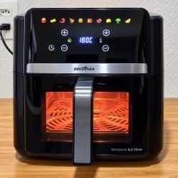 Air Fryer Britânia 9,5l Painel Digital 1800w Baf95a Frete Grátis