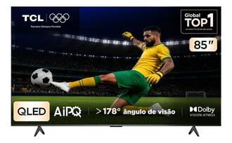 Smart Tv Tcl 85 Polegadas Qled 4k P7k Wifi Bluetooth Google