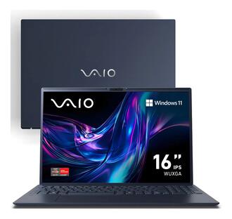 Notebook Vaio Fe16 Amd Ryzen 5-5625u Windows 11 Home 12gb Ram 512gb Ssd Tela 16 Ips Wuxga Antirreflexo - Vjfe69f11x-b1221h - Cinza Grafite