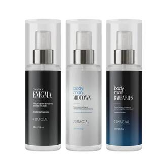 Kit Body Splash Barbarius + Enigma + Midtown 200ml