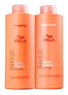 Kit wella professionals shampoo + condicionador invigo nutri-enrich salon duo