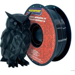 2x Filamento Masterprint Petg 3d Cor Preto 1.75mm 1kg Original