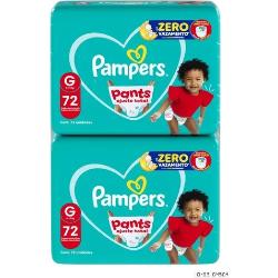 Fralda Pampers Pants Ajuste Total G com 144