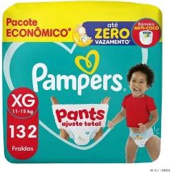 Fraldas Pampers Pants Ajuste Total XG 132 unidades