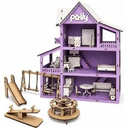 Grupo Paraíso Mdf Kit Casinha Boneca 19 Moveis Vom Parquinho Postagem Cor Lilás