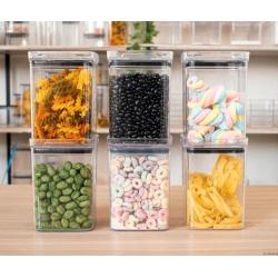Kit 6 Potes Hermético 1L cada