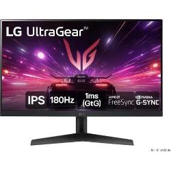 Monitor Gamer LG UltraGear 24 IPS Full HD 180Hz 1ms (GtG) NVIDIA G-SYNC AMD FreeSync HDR10 sRGB 99% HDMI DisplayPort, Preto- 24GS60F