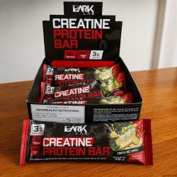 Creatine Protein Bar 12 Un 45g Dark Lab Sabor Trufa de avelã Frete Grátis