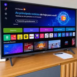 Smart TV LG 43 Full HD, Processador A5 Ger6, AI, Alexa e webOS 23 - 43LR6700PSA
