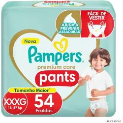 Fralda Pampers Premium Care Pants XXXG 54