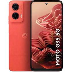 Smartphone Motorola Moto G35 5g - 256gb 4gb Ram 8gb Ram Boost e Camera 50mp Com Ai Nfc Tela 6.7 Com Superbrilho - Coral - Vegan Leather
