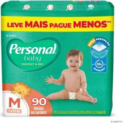 Fralda Personal Baby Protect Sec M com 90 Unidades