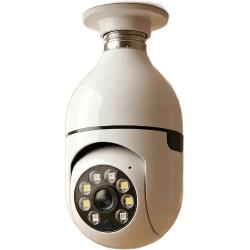 Kit 2 Câmeras Segurança 360 Jortan Wifi IP HD Visão Noturna Lâmpada