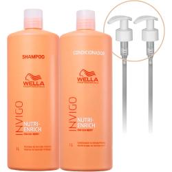 Kit Wella Invigo Nutri Enrich Shampoo E Condicionador 2 L