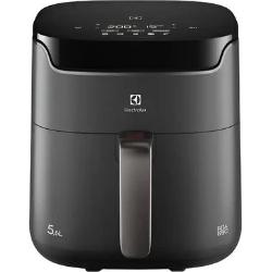 Air Fryer Fritadeira Elétrica Sem Oleo Rita Lobo 5,6l 9 Receitas Funções Pré-definidas Painel Digital Timer 60min Desligamento Automático Cesto Removivel Antiaderente 1400w Electrolux Eaf45 Cinza