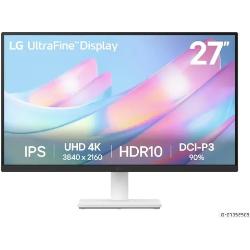 Monitor Lg UltraFine Tela Ips Uhd 4K 27 , Hdr10, Dci-P3 90%, Dynamic Action Sync, Branco 27Us500