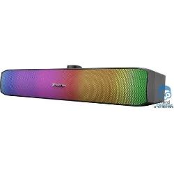 Caixa De Som Sk-605 Rgb Usb P2 Multimídia Preto 3w