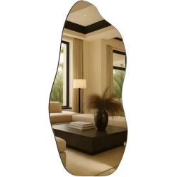 Espelho Lopazzi Orgânico Magnus 90cmx40cm Corpo Inteiro Pinterest Polido - Suporte