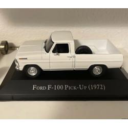 Miniatura Luppa Coleção Pick Ups, Ford F-100 Pick-up 1972 1:43 Cor Branco Frete Grátis