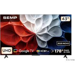 Smart Tv Semp 43 Polegadas Led 4K Uhd S62
