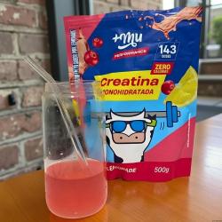 Creatina 100% Pura Mu Sabor Limonada 500g