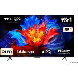 144Hz Smart Tv Tcl 65 Polegadas Qled 4K P8k WiFi Bluetooth Google Tv 144Hz Hdr10 Dolby Atmos Vision 65P8k