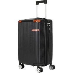 Mala De Viagem Sweet Studio De Bordo 360o Pequena De Mão 10kg C/ Segredo Cor Preto Listras 2080