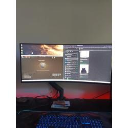 Monitor LG UltraWide Curvo 34 QuadHD 2K 100Hz - 34WR50QK-B Frete Grátis