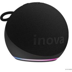 Inova Mini Caixa Caixinha De Som Bluetooth Portátil, Potente Tws Com Rádio Fm E Luzes Rgb, Ipx6 À Prova D água, Longa Duração Caixa De Som Bluetooth