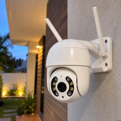 Câmera De Segurança Wifi Icsee Externa Mini Dome Full Hd