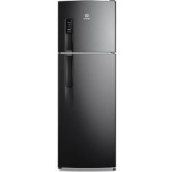 Geladeira Electrolux Frost Free 380L AutoSense Inverter Black Inox Look (IF41B) 127v