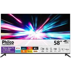 Smart Tv Philco 58 P58vik 4k Uhd Led Roku Dolby Audio Wi-fi Hdr10 110/220v