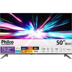 Smart TV Philco 50 Polegadas 4K UHD Roku TV HDR10 Dolby Audio WiFi P50CRB