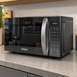 Micro-ondas Consul Preto 23 Litros Função Marmita 127V - CMS23A