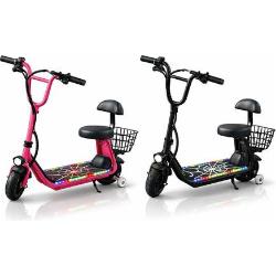Patinete Eletrico C/assento Mini Scooter Bike Elétrica 250w Cor