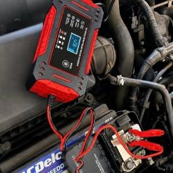 Carregador de Bateria Automotiva Portátil 12V 6A