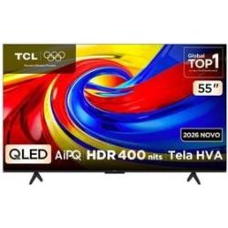 Smart Tv Tcl 55 Polegadas Qled 4k P7l Wifi Bluetooth Google Tv Hdr10 120 Hz Vrr Aipq 55p7l